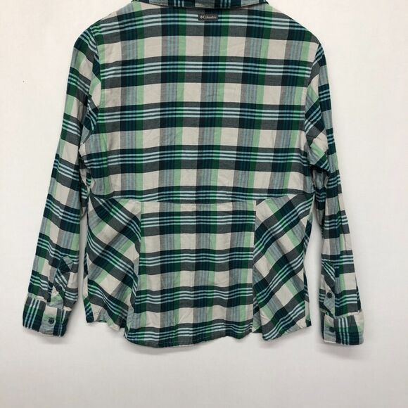 Columbia Women Long Sleeve Button Up Shirt Blouse Top Size Large Plaid M135 -1 - Picture 13 of 13